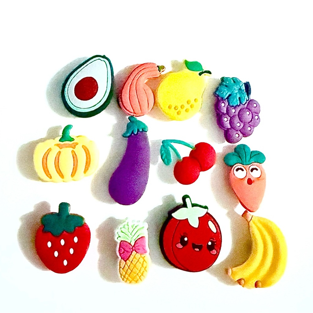 12 Foodie Croc Charms Shoe Charm Jibbit Disney Croc Charms